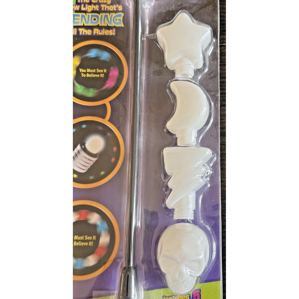 The Amazing Wonder Wand" Light-Up Toy Iinterchangeable Toppers NEW - Picture 3 of 9